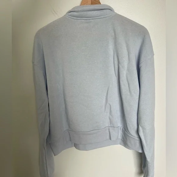 Wild Fable Half Zip Sweatshirt Baby Blue - Picture 9 of 9